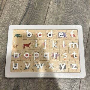 Lovevery Kids Montessori Puzzle Letter Animal Puzzle